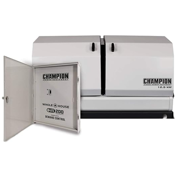 Champion Power Equipment 12.5Kw 200 Amp Duel Fuel Standby Generator with Automatic Transfer Switch