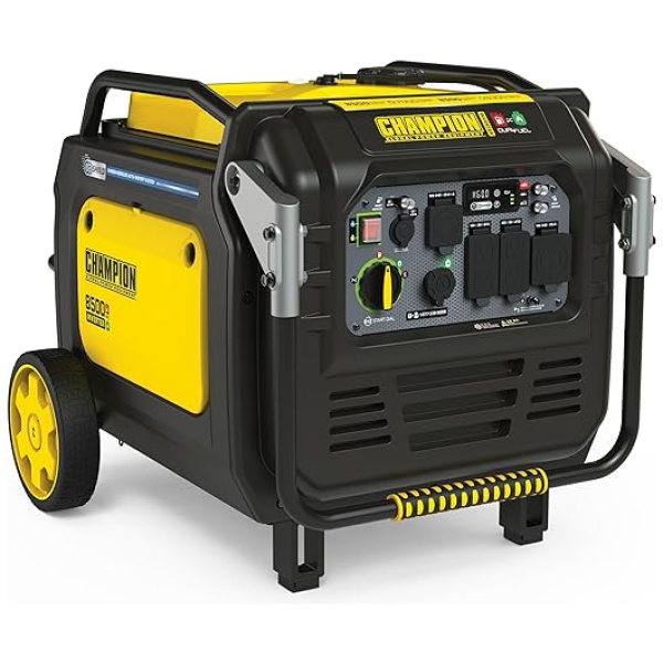 Champion Power Equipment 201175 8500-Watt Electric Start Dual Fuel Inverter Generator with Quiet Technology and CO Shield