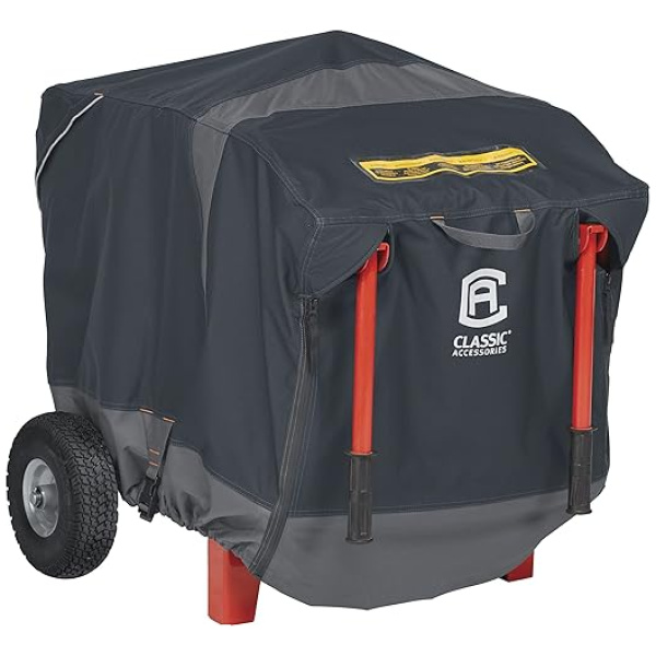 Classic Accessories StormPro Waterproof 29.25 Inch 7,000 Watt Heavy-Duty Generator Cover