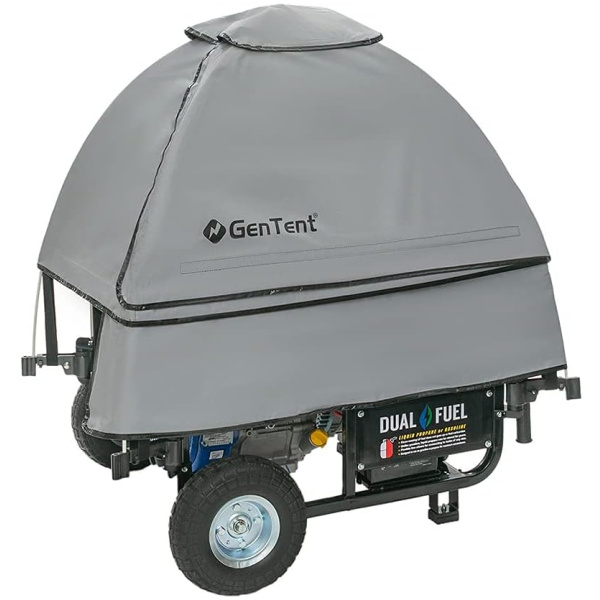 GenTent Generator Running Cover - Universal Kit (Standard, Grey) - for Open Frame Generators