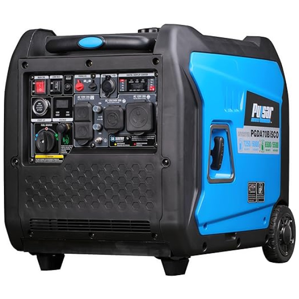 Pulsar 7,250-Watt Super Quiet Dual Fuel Inverter Generator with Remote Start