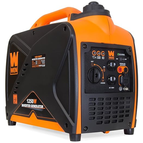 WEN 56125i 1250-Watt Gas-Powered Inverter Generator, CARB Compliant